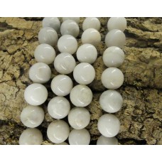 Ronde 10 - Agate fou blanche (5 pces)